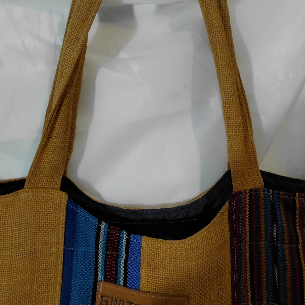 Source Unknown Multicolor Patchwork Tote - image 7